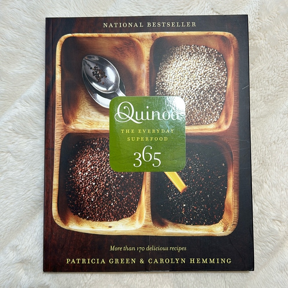 Quinoa 365: The Everyday Superfood 
Patricia Green , Carolyn Hemming cookbook